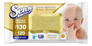 Toalhas umedecidas recém-nascido Sensy BabyCare embalagem econômica leve 130 pague 120