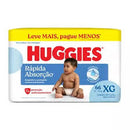 Fralda huggies hiper XG pacote com 66 fraldas