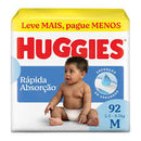 Fralda huggies hiper M pacote com 92 fraldas