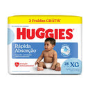 Fralda huggies mega XG pacote com 28 fraldas