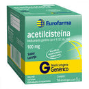 Acetilcisteína 100mg com 16 envelopes eurofarma