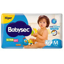 Fralda babysec pacote hiper M com 72 fraldas