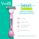Aparelho de Depilar Gillette Venus Suave Sensitive 4 unidades