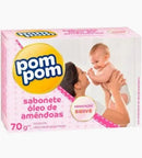 Sabonete Infantil Pom Pom Óleo de Amêndoas 80g