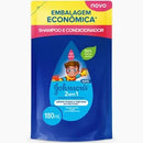 Refil Shampoo e Condicionador 180ml Johnson's 2 em 1